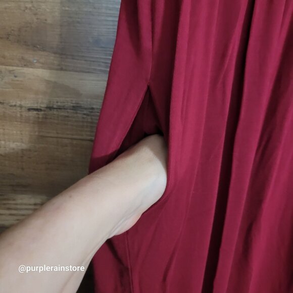 Grecerelle XL T Shirt Maxi Dress XL Soft Comfort Stretch Pockets Boho Country - Picture 4 of 10